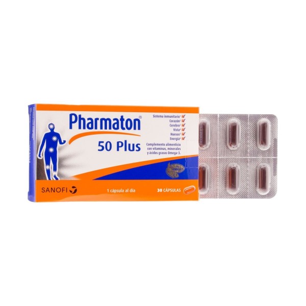 Pharmaton 50 Plus 30 Cápsulas
