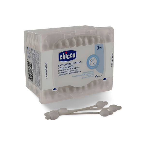 Bastoncillos de algodón Chicco 90 uni.