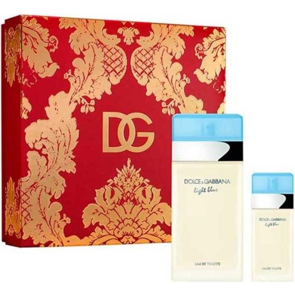 Dolce gabbana light blue eau de toilette 200ml vaporizador + eau de toilette 25ml vaporizador
