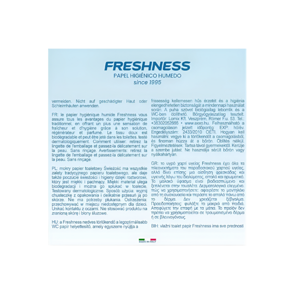 Freshness Toallitas WC  80 ud