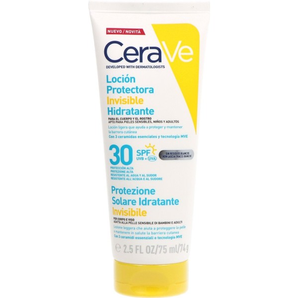 CeraVe Loción Hidratante Facial y Corporal SPF 30 75 ml