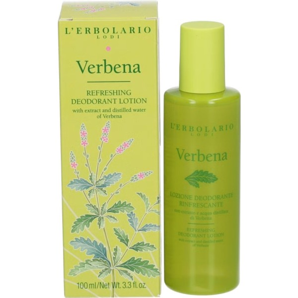 L'Erbolario Verbena Loción Desodorante Refrescante 100 Ml